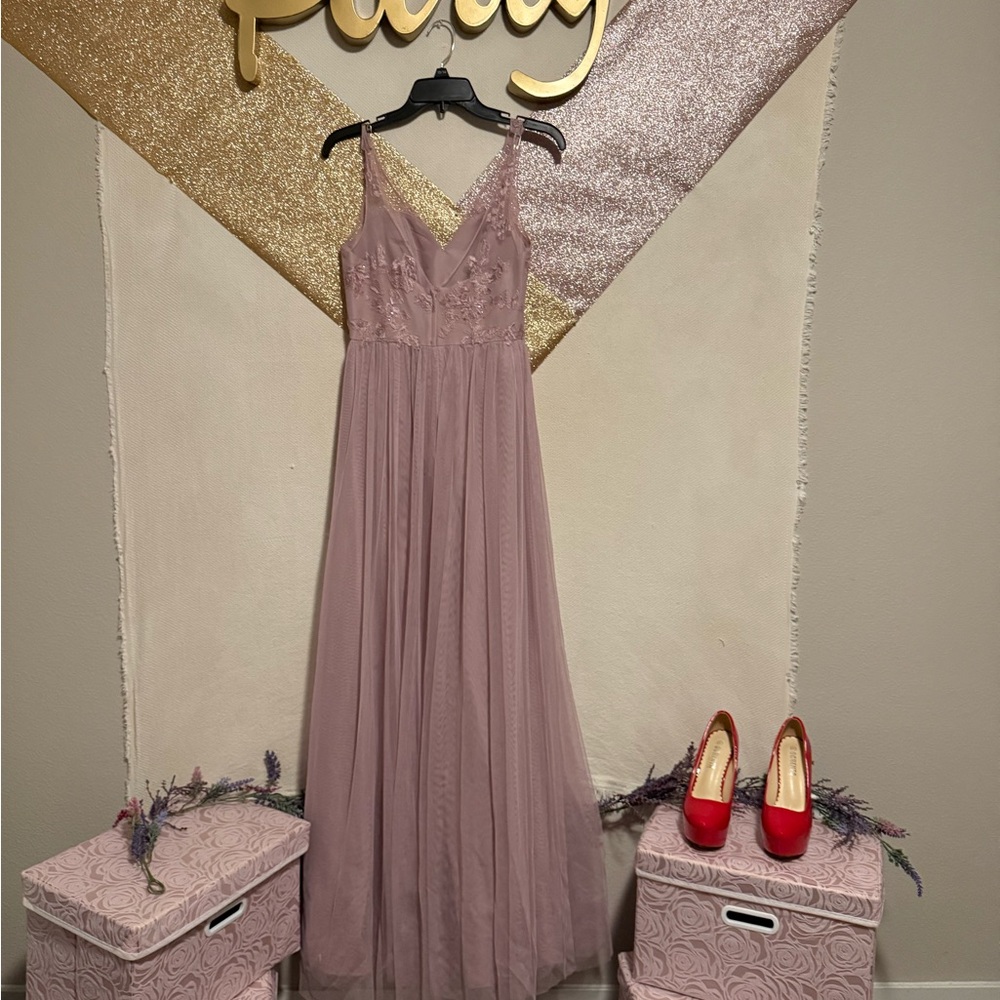 Elegant Lavender Gown